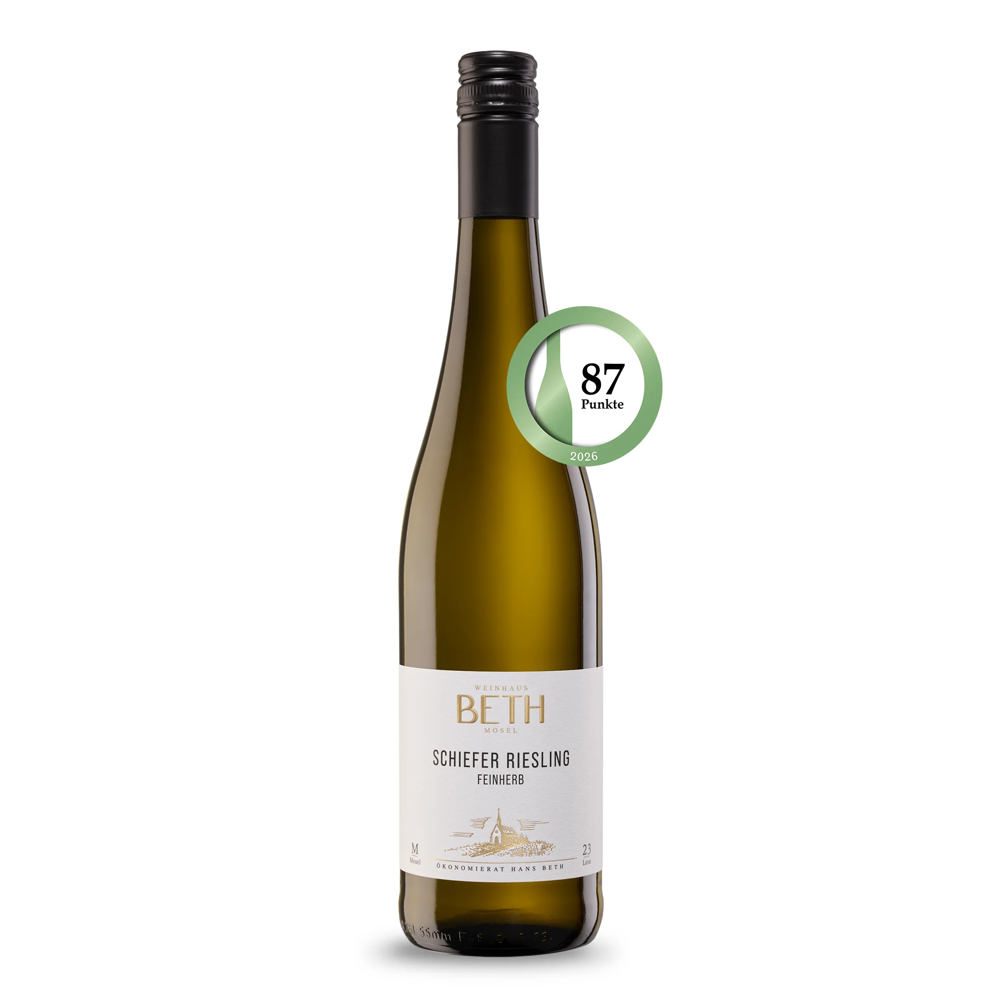 Schiefer Riesling feinherb von Weinhaus Beth in Kröv an der Mosel mit lebendigem Süße-/Säurespiel