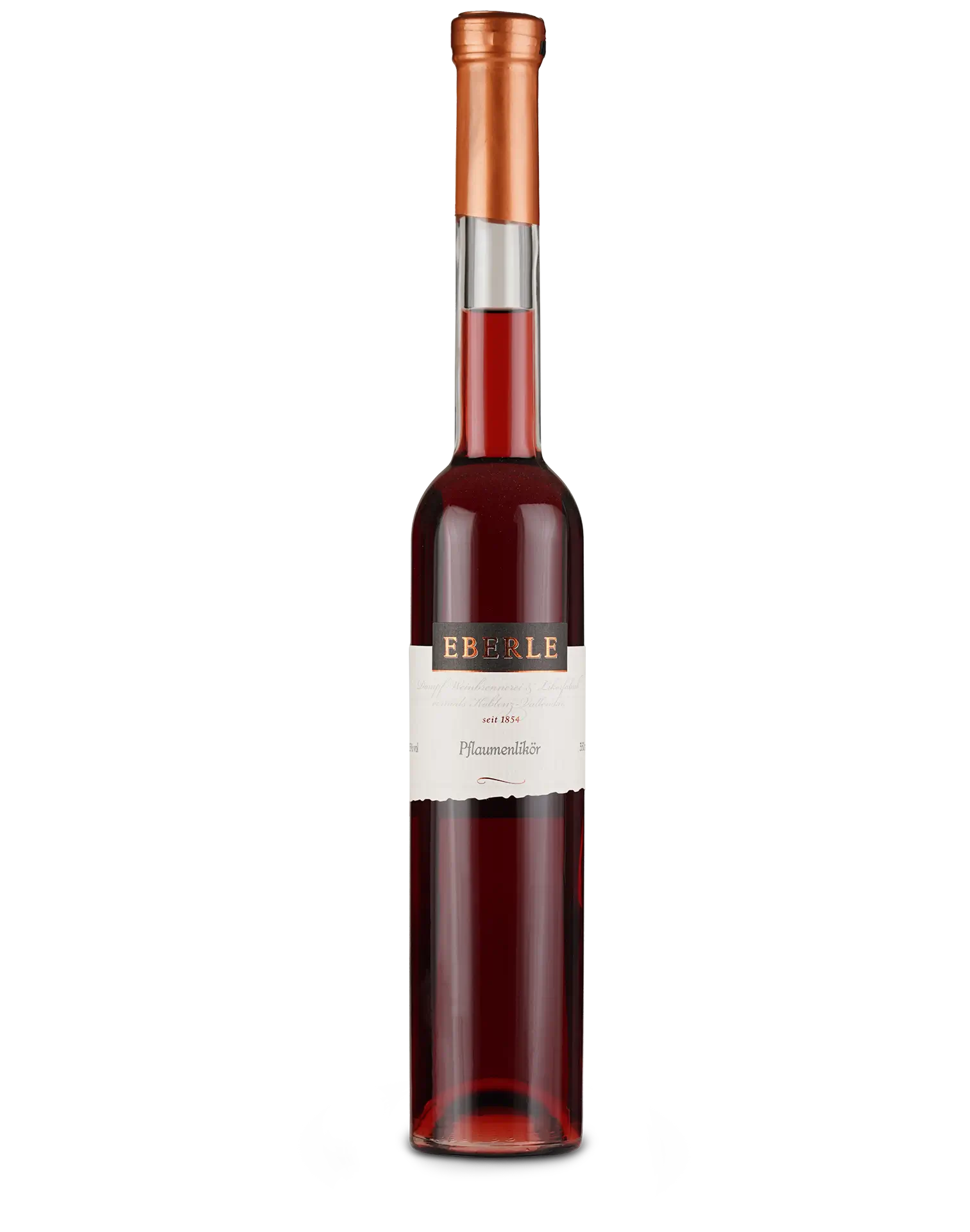 Flasche Eberle Pflaumen Likör – fruchtiger Likör mit intensiver Pflaumennote