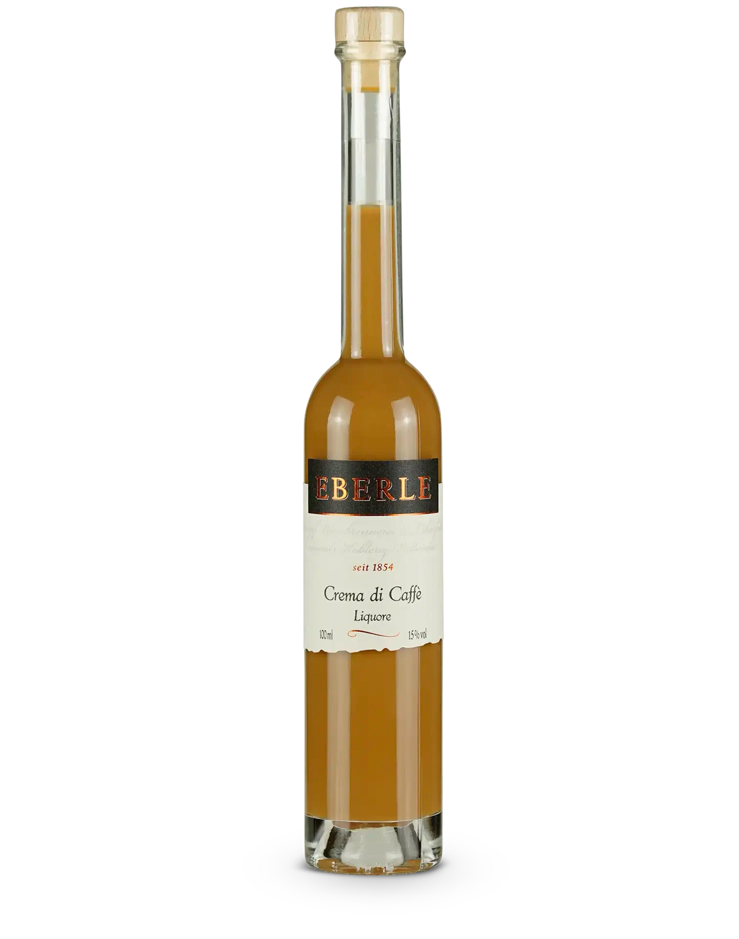Flasche Eberle Liquore Crema di Café – cremiger Kaffeelikör mit feiner Röstnote