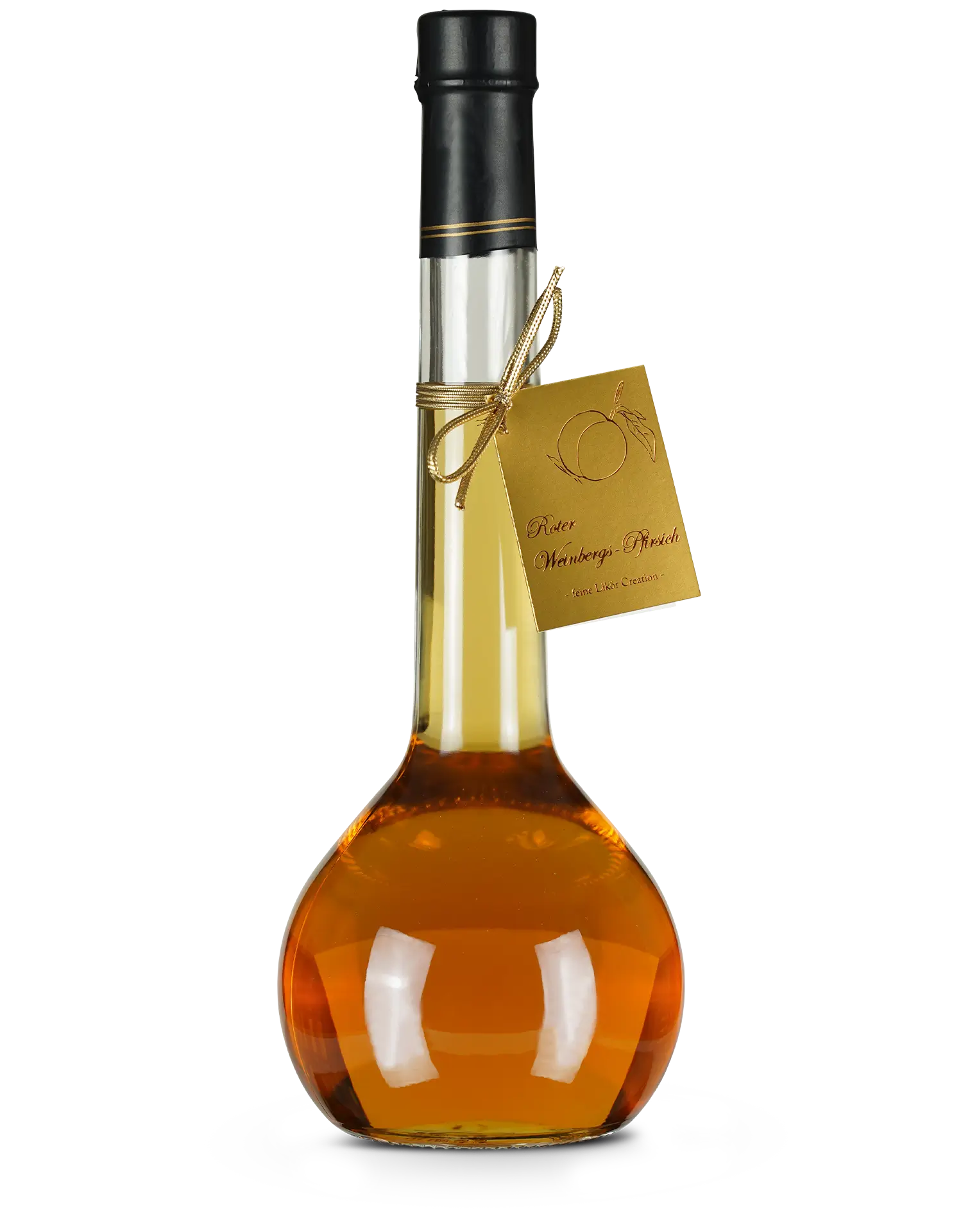 Flasche Mentges Roter Weinbergspfirsich Likör 200 ml mit fruchtigem Pfirsichgeschmack