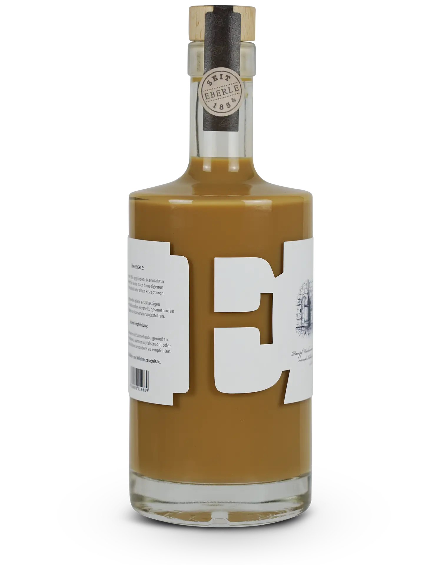 Flasche Eberle Lebkuchen Sahne Likör – cremiger Likör mit würzigem Lebkuchengeschmack