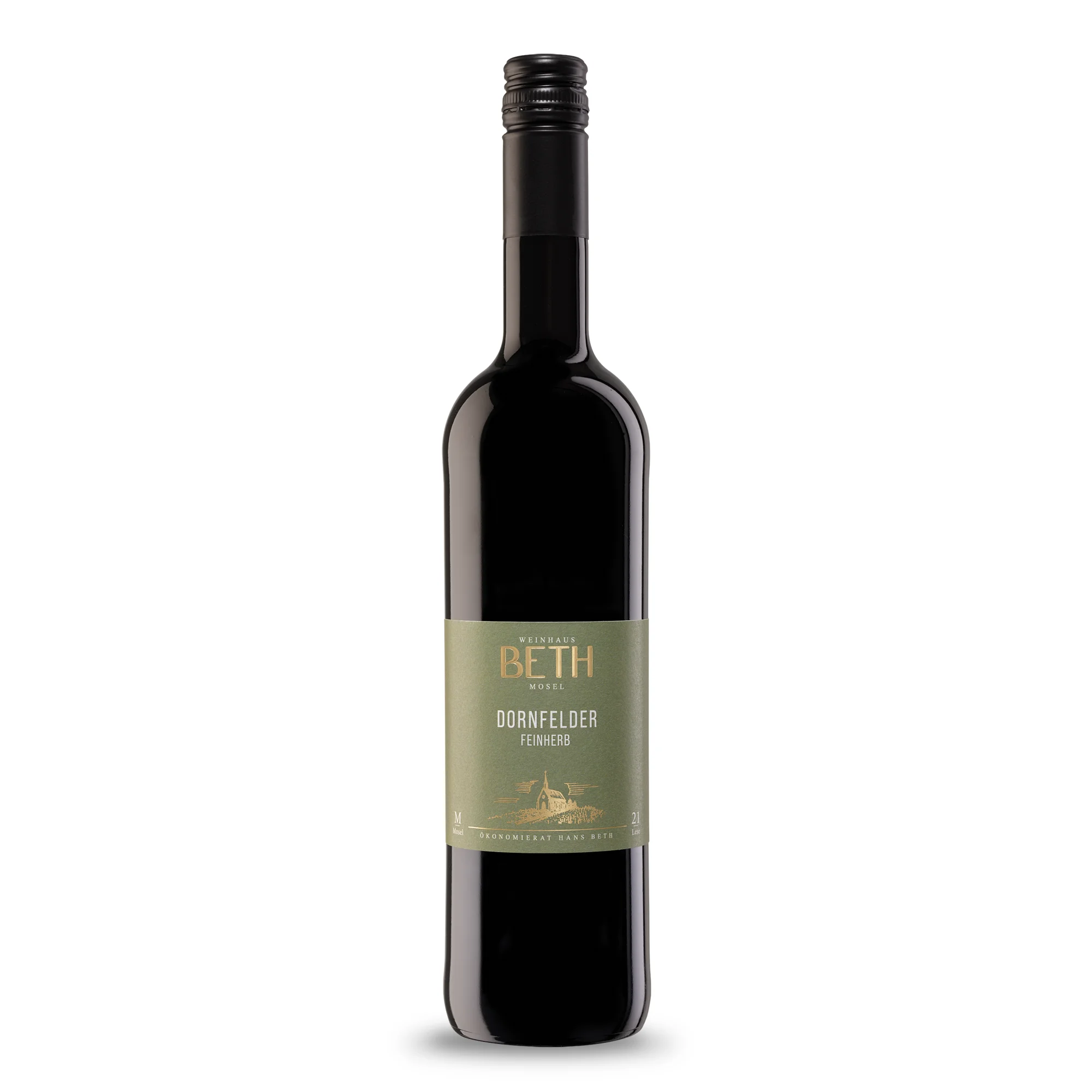 Dornfelder feinherb, fruchtiger Rotwein mit dezenter Restsüße von Weinhaus Beth aus Kröv an der Mosel