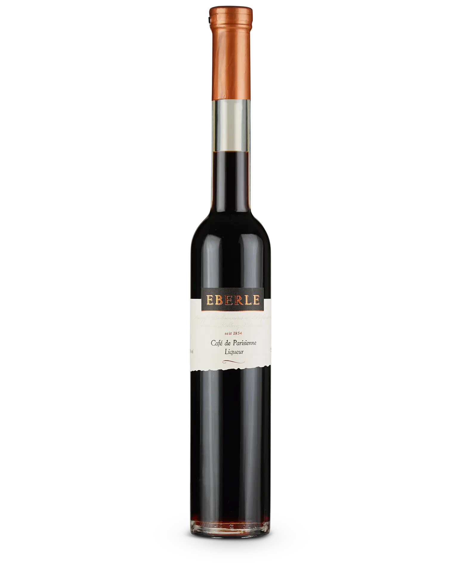 Flasche Eberle Café de Parisienne Liqueur – cremiger Kaffee-Likör mit französischem Flair