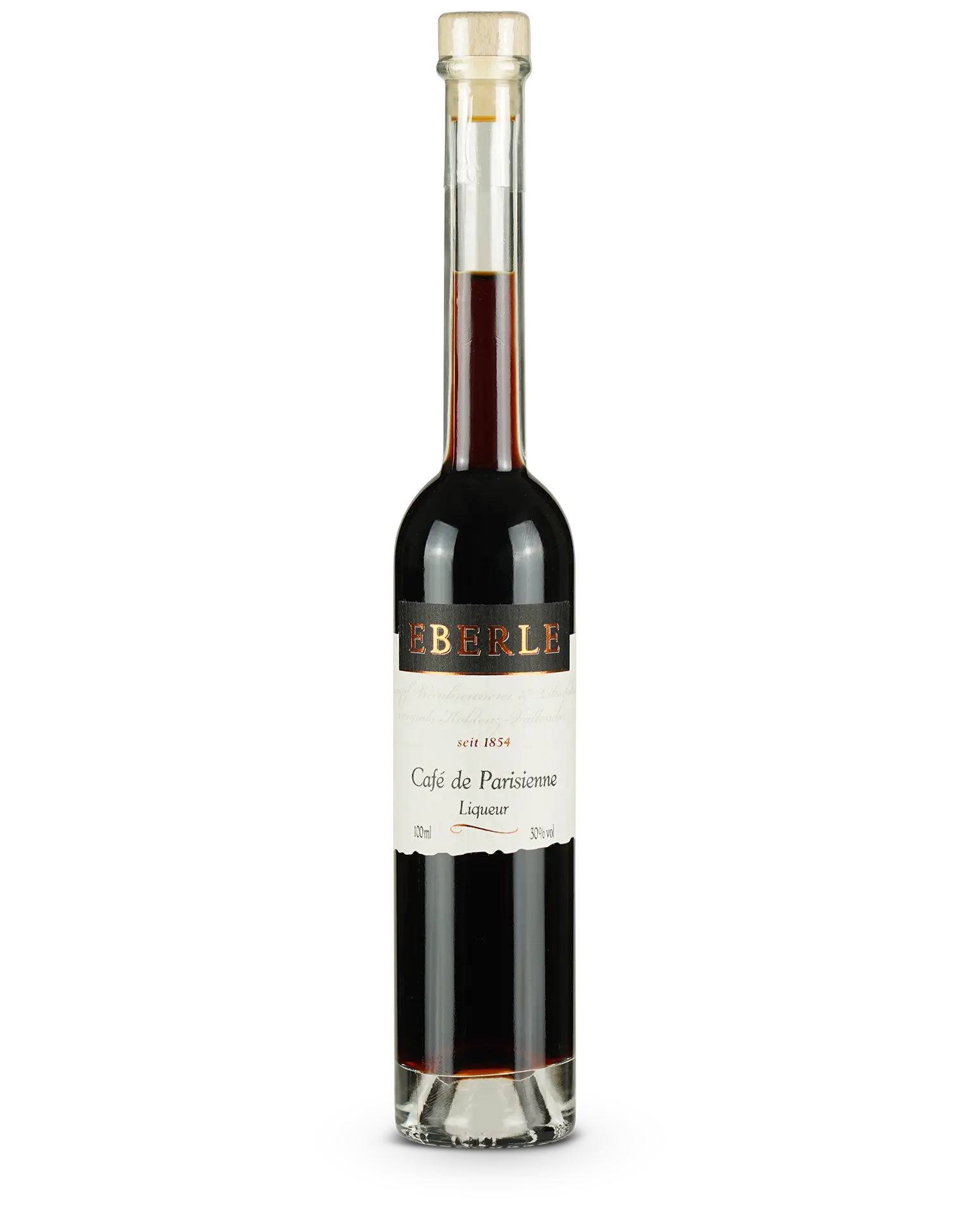 Flasche Eberle Café de Parisienne Liqueur – cremiger Kaffee-Likör mit französischem Flair