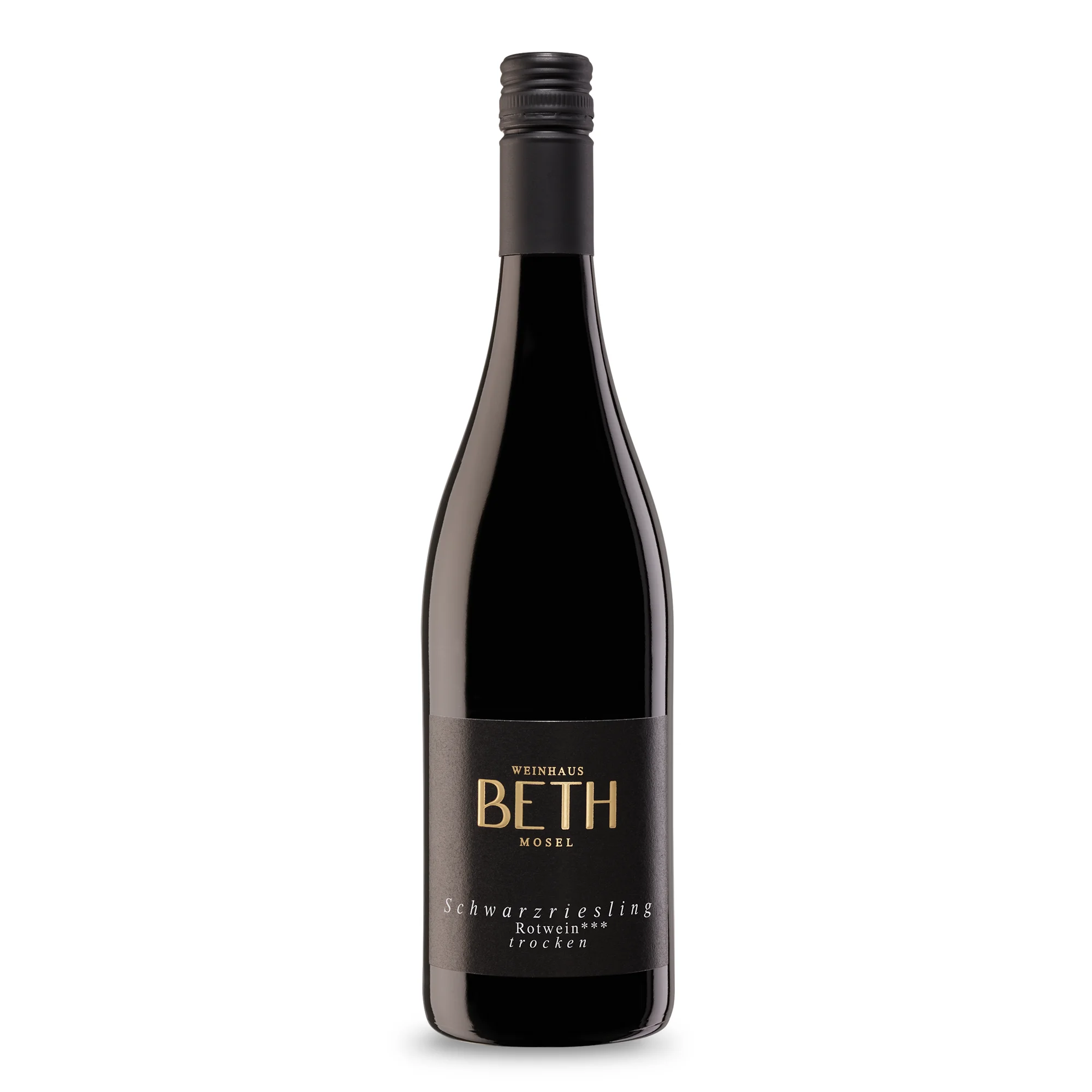 Schwarzriesling Rotwein trocken von der Mosel, samtig und feinfruchtig im Geschmack – Weinhaus Beth