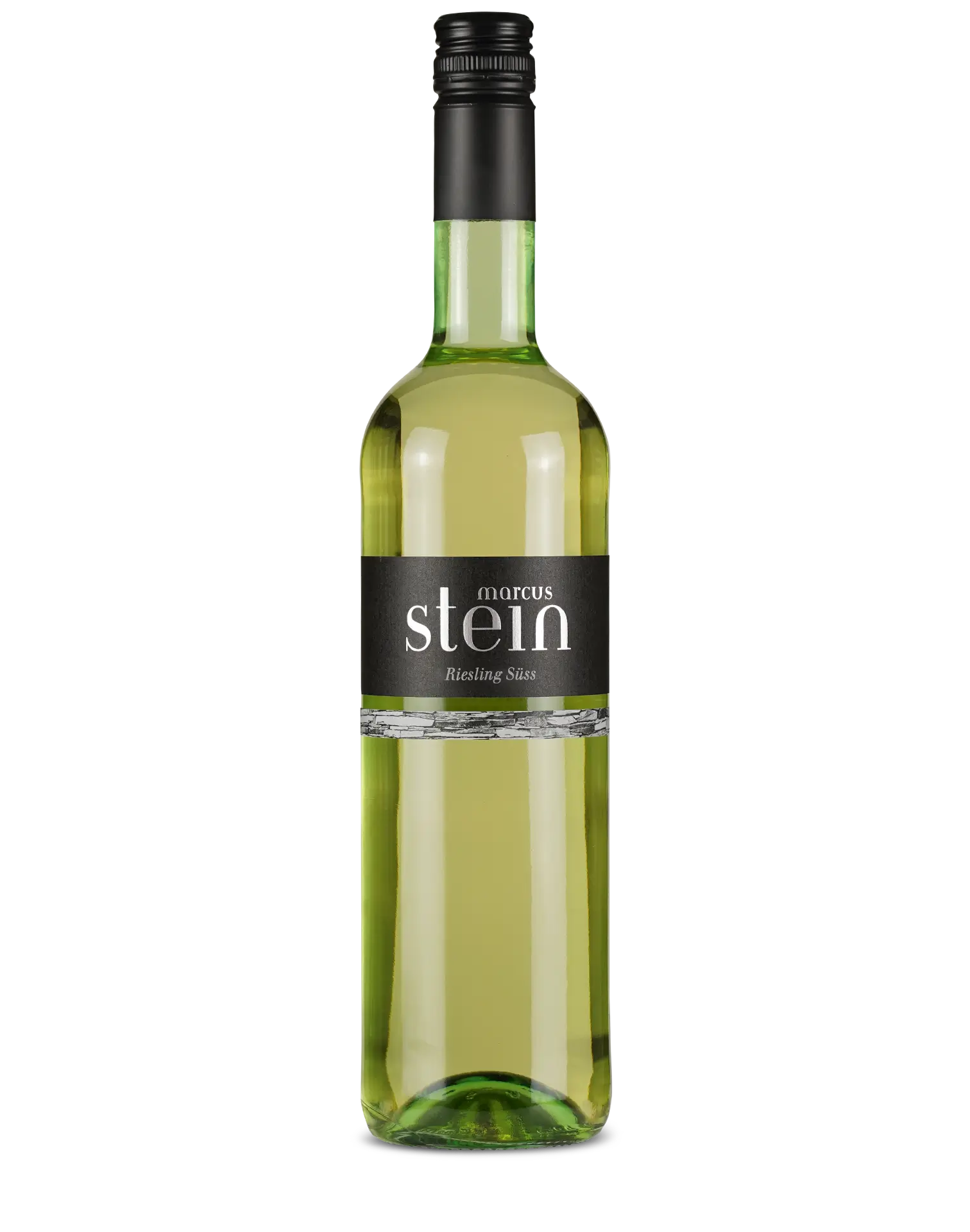 Flasche Marcus Stein Riesling Süß – süßer Riesling mit fruchtigem Aroma und milder Säure