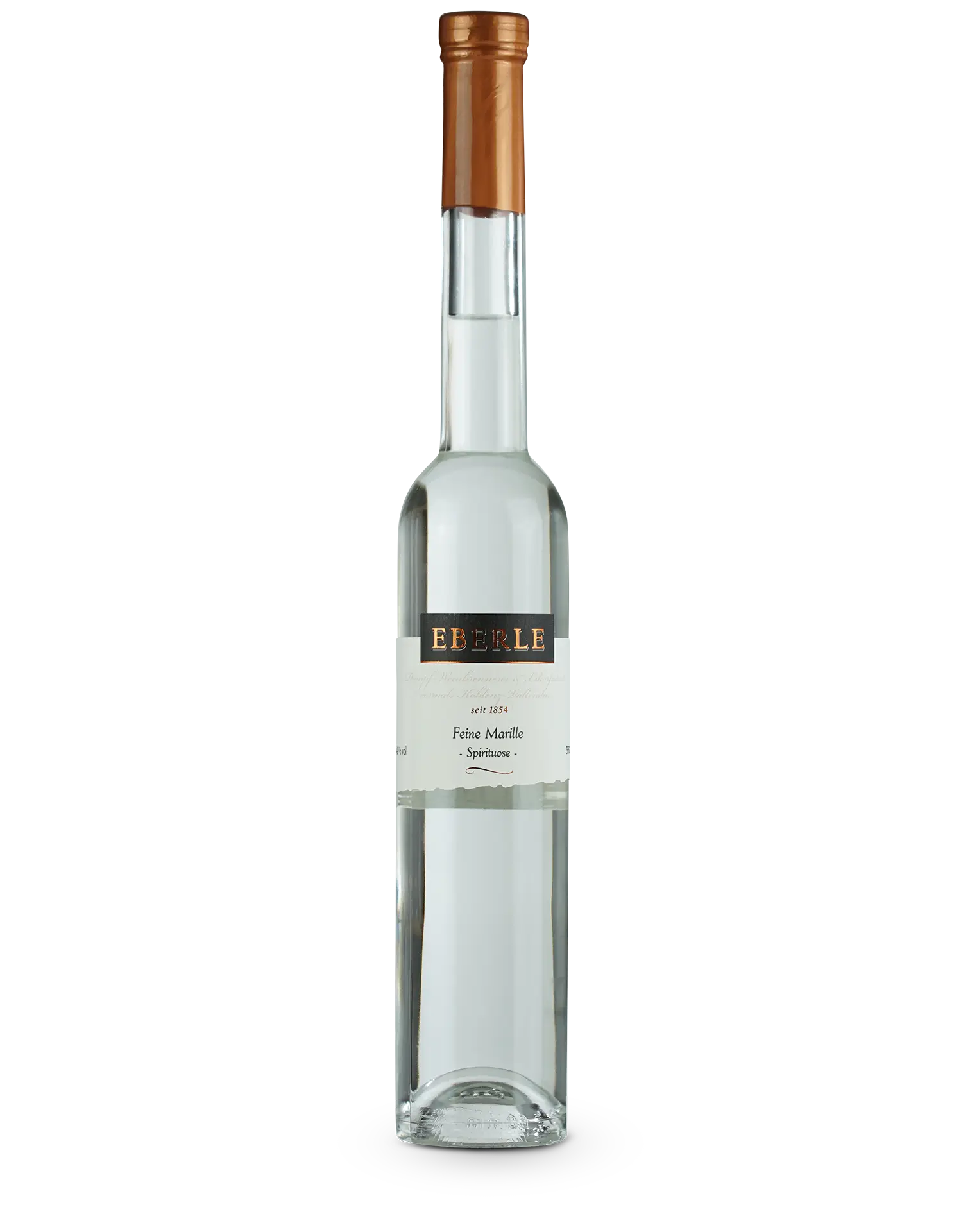 Flasche Eberle Feine Marillen Spirituose mit feinem Marillengeschmack