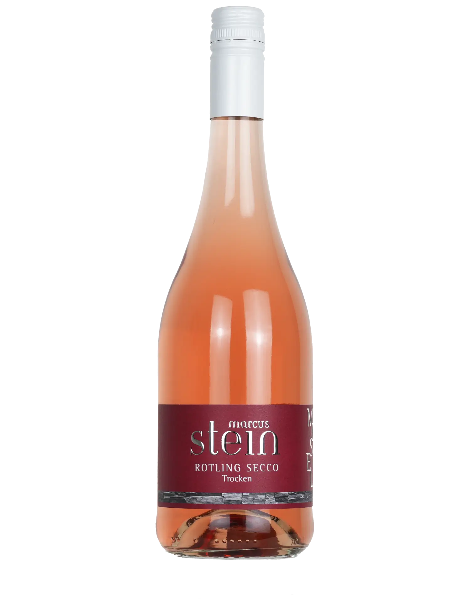 Flasche Marcus Stein Rotling Secco Trocken – trockener Perlwein mit fruchtigen und frischen Noten