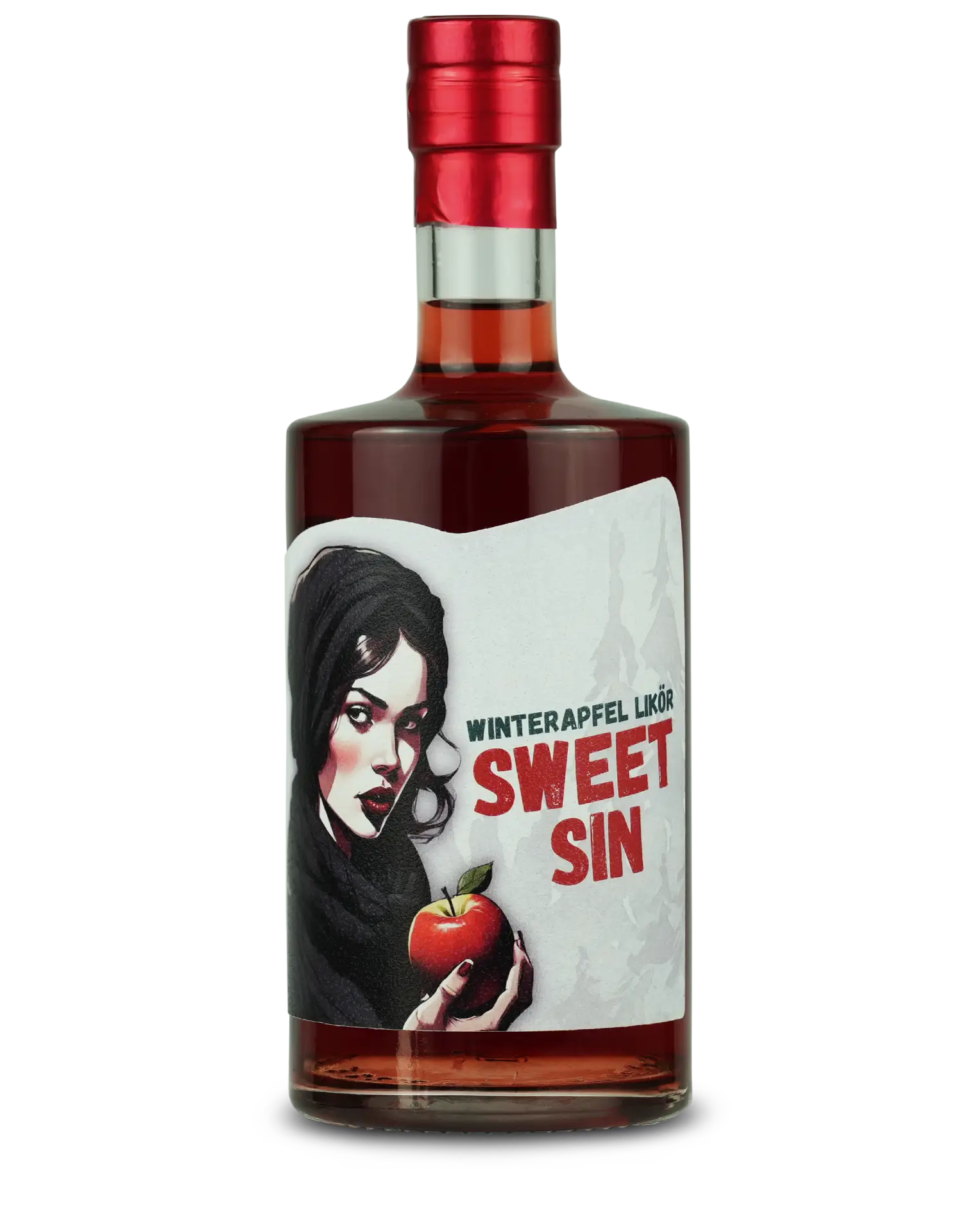 Flasche Eberle Sweet Sin Roter Winterapfel Likör – süßer Apfellikör mit winterlichen Gewürzen