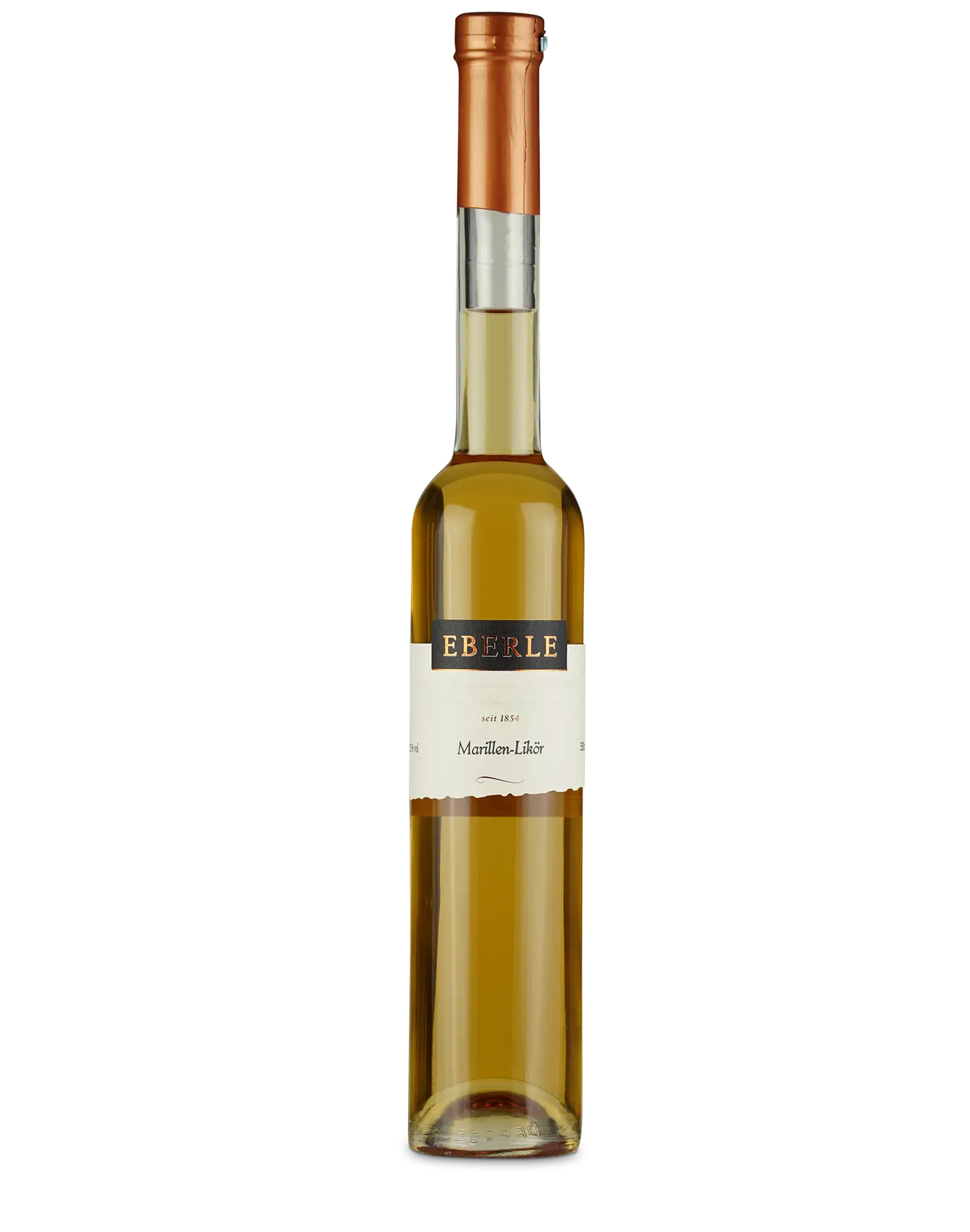 Flasche Eberle Marillen Likör – fruchtiger Aprikosenlikör mit mildem Aroma