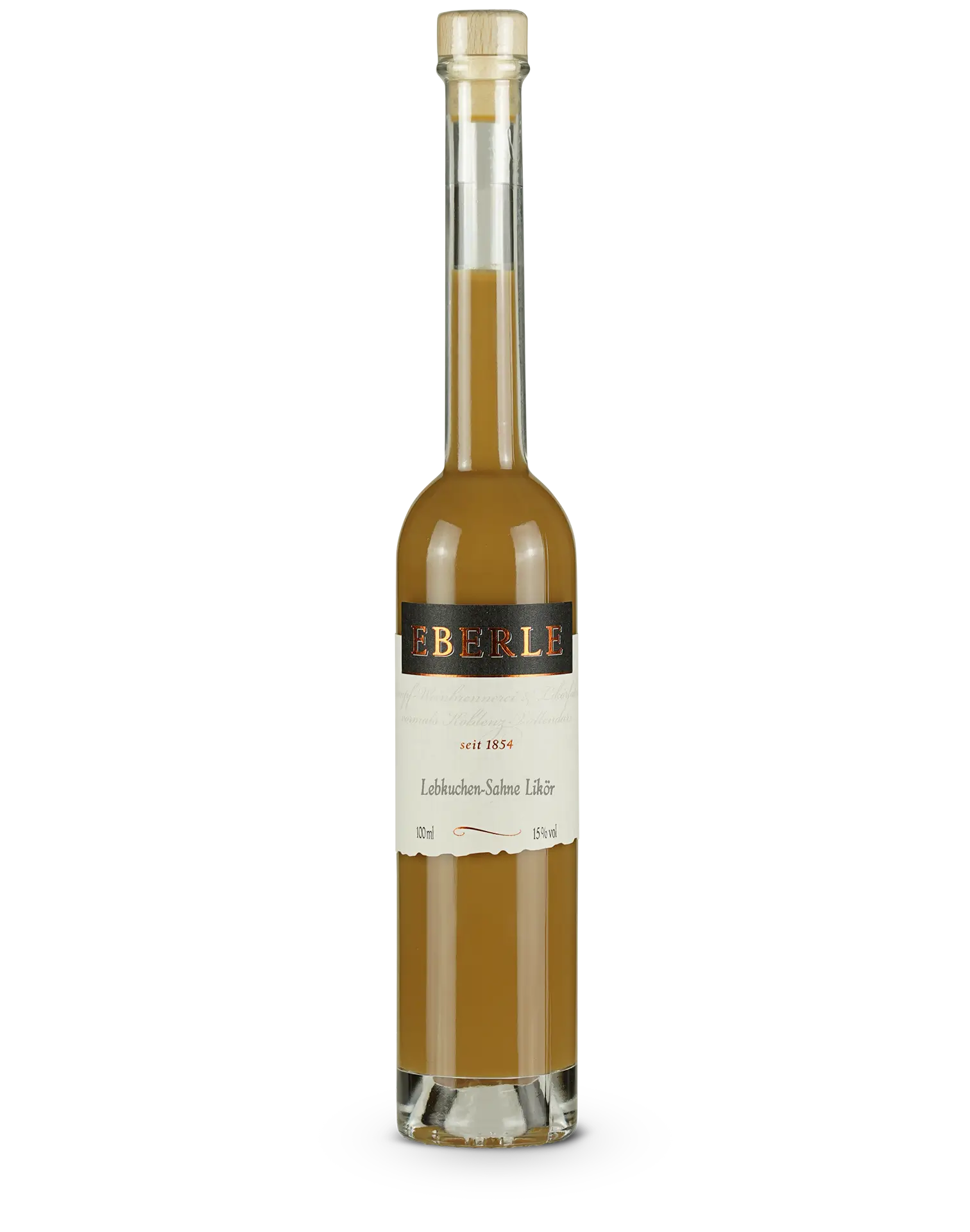 Flasche Eberle Lebkuchen Sahne Likör – cremiger Likör mit würzigem Lebkuchengeschmack