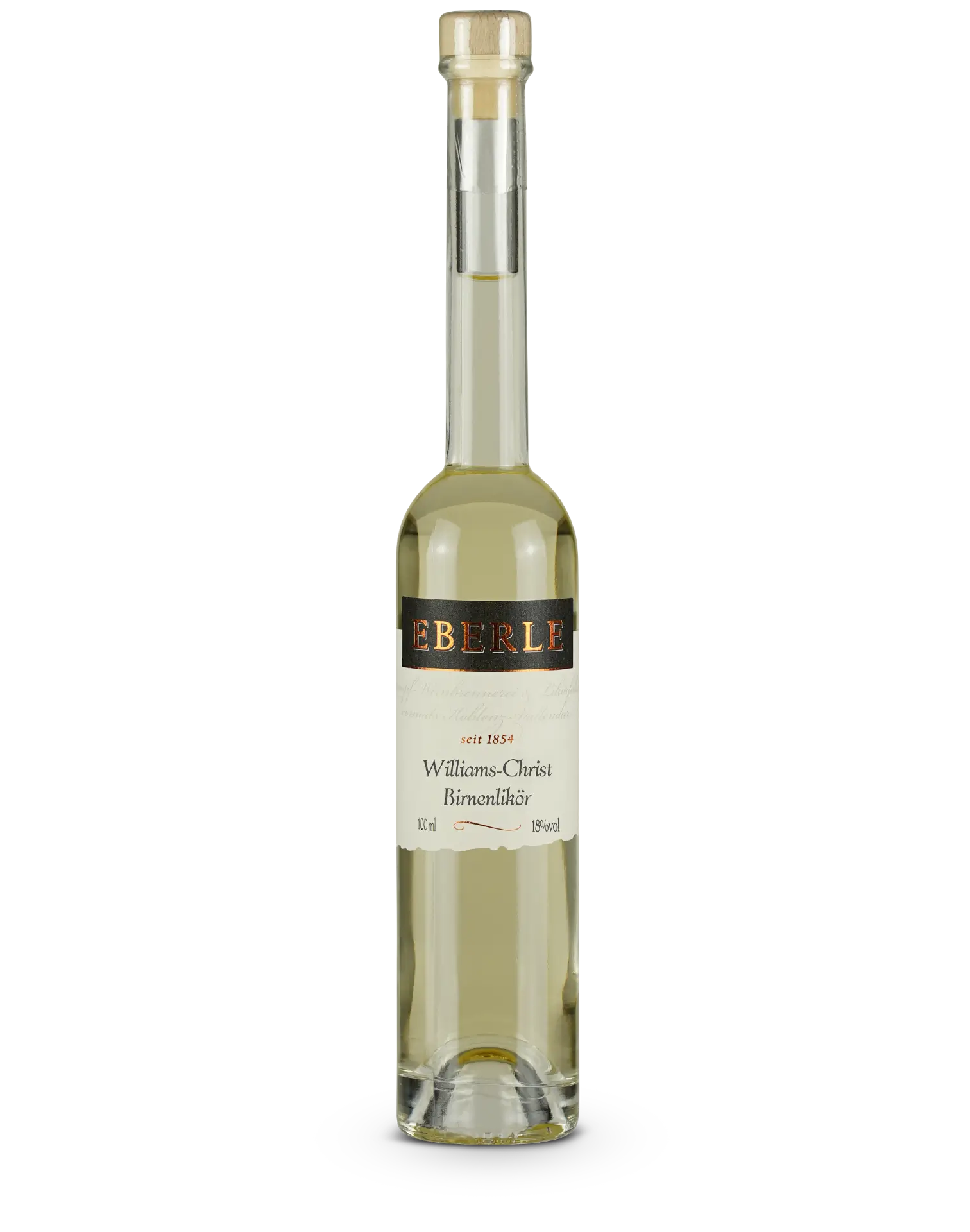 EBERLE - Williams-Christ-Birnenlikör in der Formschönen 100ml Flasche vom gourmet depot aus Kröv an der Mosel