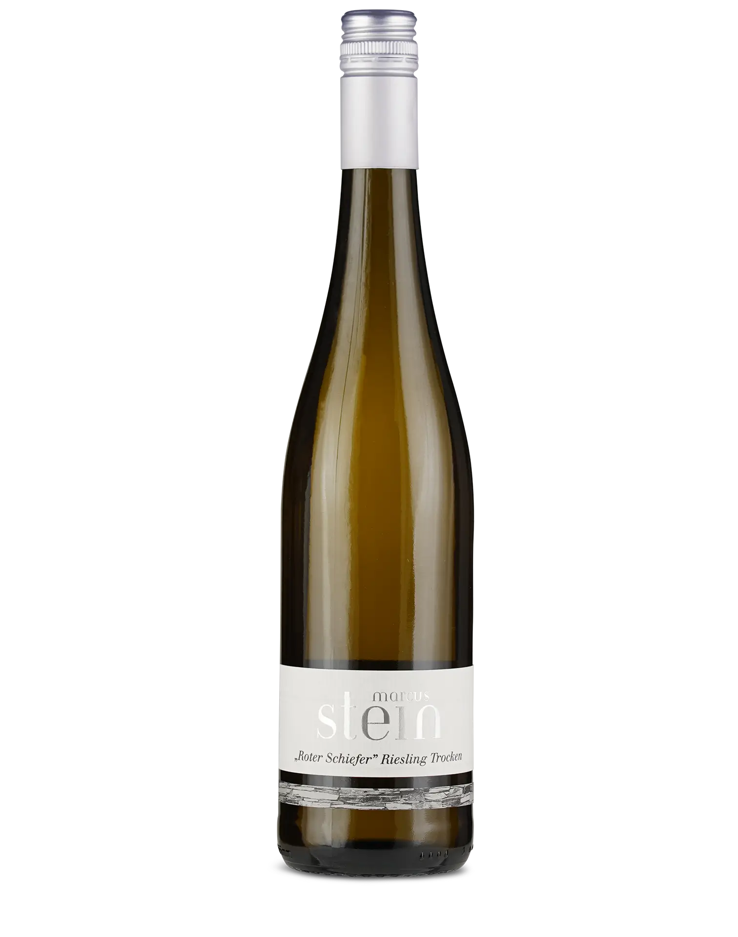 Flasche Marcus Stein Roter Schiefer Trocken – trockener Wein mit fruchtigem Aroma und mineralischem Charakter